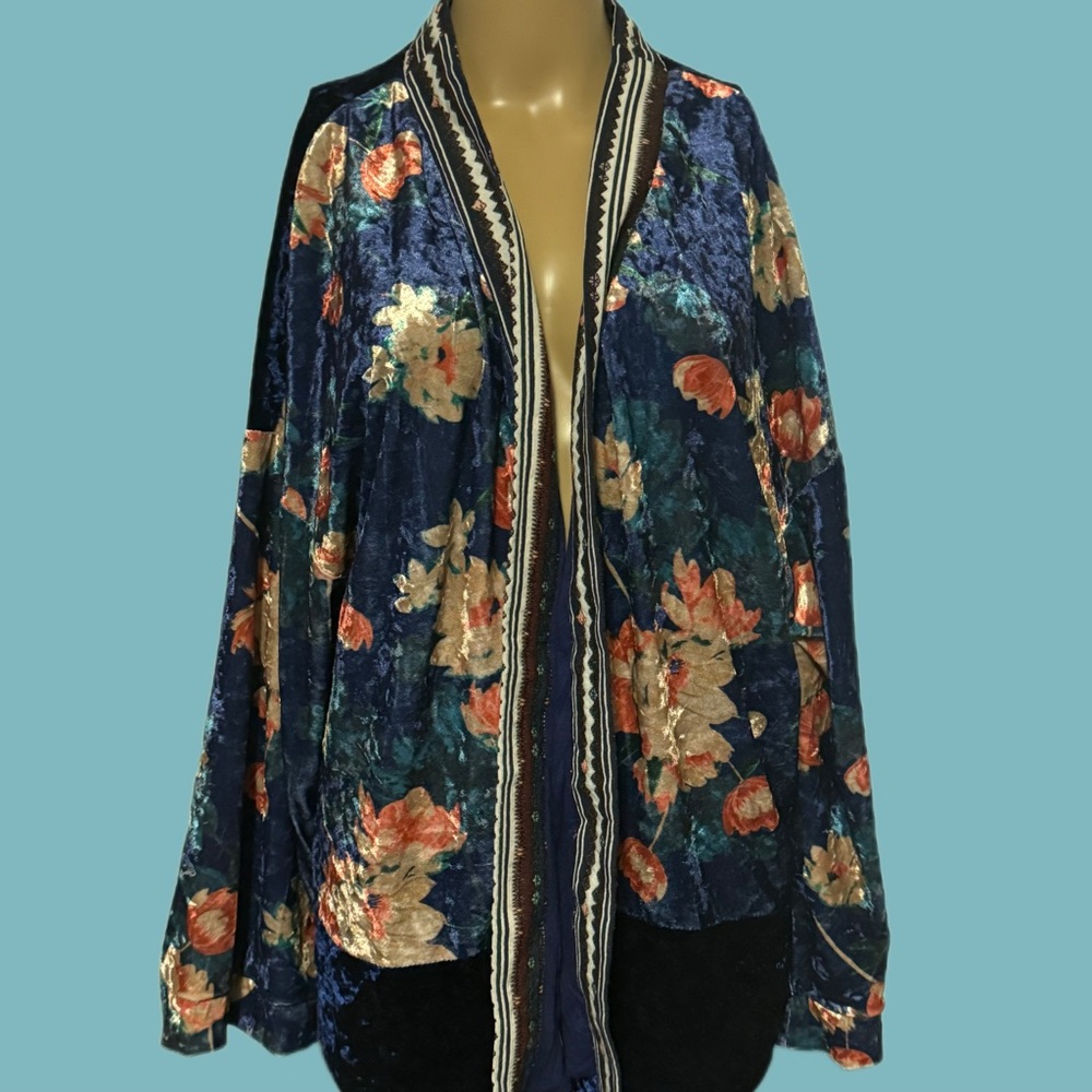 Loveriche Bohemian Velvet Cardigan Women Medium